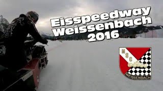 Eisspeedway Weissenbach 2016 Seitenwagen Schachtner Sattelberger [upl. by Melly560]