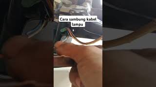 Cara sambung kabel lampu beatshortvideo shortvideo [upl. by Buyer]