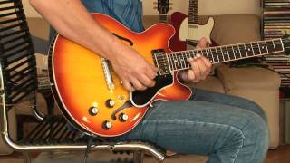 2009 Gibson ES339 Custom Shop Part1 [upl. by Noitna233]