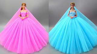 ASMR 5 MYSTERY SURPRISES Disney Princess Barbie Miniature Dolls Satisfying Unboxing NO Talking Video [upl. by Rats]