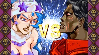 JJBA HFTF  Gold pilot Midler vs GhostShroom Devo [upl. by Sillsby]