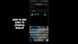 How to add DRX Token to xPortal Wallet  Doctorx Withdrawal Method  How Earn Money On DoctorX [upl. by Ericha]