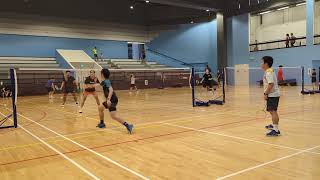 27Oct2024  JM amp Jeffry vs Rhea amp Epi  Casual Badminton Play at Delta Sports Hall [upl. by Geraldine]