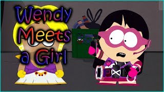 Raisin Girls Ambush  Meeting Wendy as a Girl  South Park The Fractured But Whole Game [upl. by Ardnassela150]