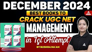 December 2024  Best books to crack UGC NET MANAGEMENT in 1st Attempt BY Bushra Maam [upl. by Angelika]