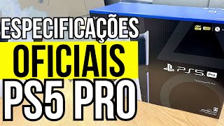 ESPECIFICAÇÕES OFICIAIS DO PS5 PRO APARECEM NA INTERNETUNBOXINGS e PRIMEIRO TEAR DOWN [upl. by Ecinehs]