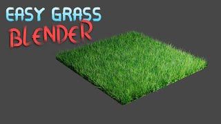 Create realistic grass in Blender animation grass [upl. by Aracahs623]