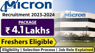 Micron Recruitment 2024  OFF Campus Drive For 2024  2023 Batch Hiring  careers drive [upl. by Kuhlman]