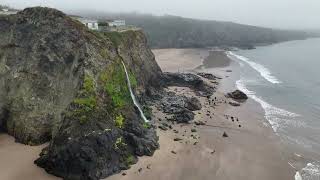 TRESAITH VILLAGE amp WATERFALL WALES  292024  DRONE WITH A VIEW  4K DRONE FOOTAGE [upl. by Kamat979]