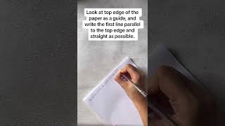 Good handwriting hacks  improve handwriting  practice neat handwriting  penmanship skills hacks [upl. by Ahso618]