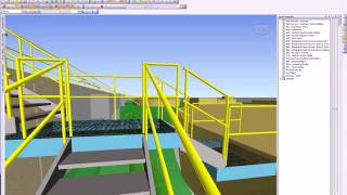 A Navisworks Tour of a Wastewater Treatment Plant Design [upl. by Arahas]