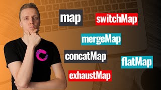 Map switchMap mergeMap flatMap concatMap exhaustMap in RxJS  what is the difference [upl. by Kanor758]