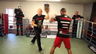 KELL BROOK FULL MEDIA WORKOUT AHEAD OF IBF WORLD TITLE DEFENCE AGAINST JO JO DAN  UNBREAKABLE [upl. by Elyse]