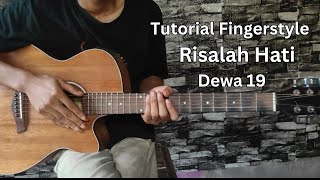 TUTORIAL FINGERSTYLE RISALAH HATI [upl. by Errol]