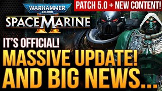 Warhammer 40K Space Marine 2  MASSIVE Update Patch 5 and NEW CONTENT Ravenwing and Dark Angels [upl. by Winny]