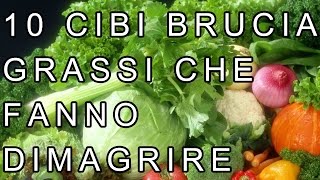 10 cibi brucia grassi che fanno dimagrire  FoodVlogger [upl. by Bradney]