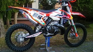 KTM 250 EXC 2017 NEW STYLE amp PARTS [upl. by Malkin197]