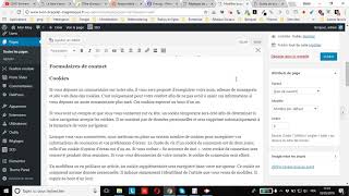 Créer sa page de politique de confidentialité avec WordPress 496  RGPD [upl. by Lynnea]