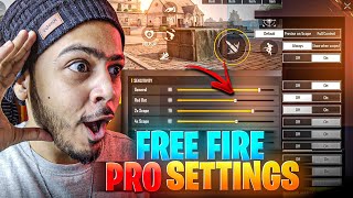 FREE FIRE  PRO SETTINGS  2023  FREE FIRE HEADSHOT SETTINGS [upl. by Louth]