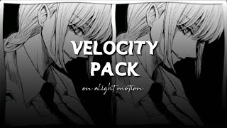 Popular Velocity Pack on Alight Motion  make a velocity edit with me  Link  XML File  Moonie [upl. by Sirdi]