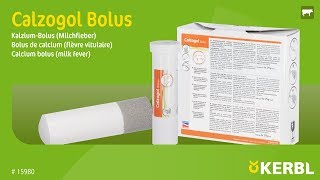 Calzogol Bolus  Bolus de calcium fièvre vitulaire 15980 FR [upl. by Caddric]