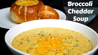 How To Make Broccoli Cheddar Soup  Better Than Panera [upl. by Jobyna]