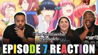 The Quintessential Quintuplets Episode 7 Reaction [upl. by Elleuqram]