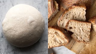 How to Bake Sourdough in a Dutch Oven How to Shape a Boule [upl. by Ilellan]