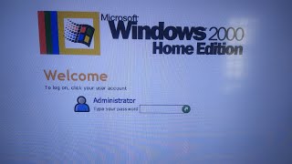 Windows 2000 Home Edition kernelex resource Windows Whistler [upl. by Volkan]