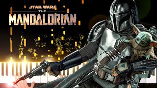 The Mandalorian Main Theme for Piano [upl. by Ecinnaj118]