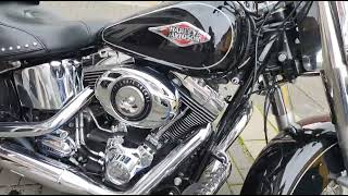 Harley Davidson FLSTC 103 mit JekillampHide Klappenauspuff Heritage Softail Classic 2012 [upl. by Abebi560]