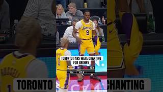 Bronny checked in with 7 seconds left in Toronto [upl. by John762]