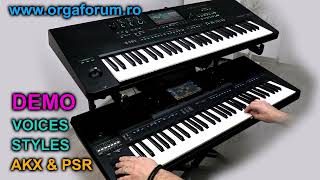 MEDELI AKX vs YAMAHA PSR  AKX10 PSR A5000 PSR SX GENOS [upl. by Tod155]