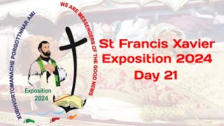 St Francis Xavier Exposition 2024  Day 21  Mass  Old Goa  Live  Goa365 TV [upl. by Goff]