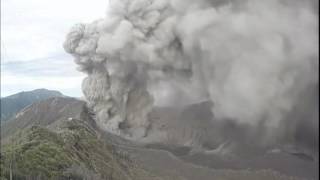 Time lapse Turrialba volcano [upl. by Yedorb]