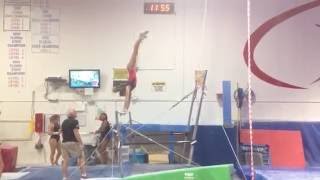 Learning Stalder Shiposh on Bars  GYMNASTICS [upl. by Nerrej]