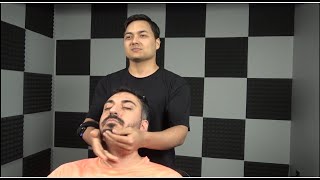 This Young Barber Knows All the Secrets ASMR Head Face Body and Back Massage [upl. by Merilyn]