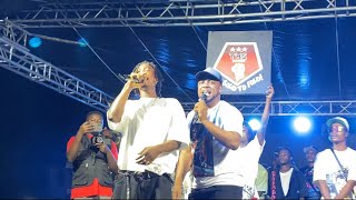 This upcoming Artist Focus shocked D Cryme with his freestyle on stage [upl. by Jacob]