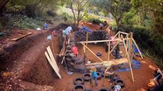 Earthship Training Experience 2014 Timelapse [upl. by Massingill]