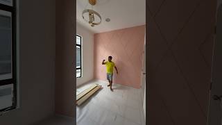 BORNEO WAINSCOTTING DESIGN INSTALLATION SPC FLOORING flooring wainscoting interiordesign [upl. by Irab522]