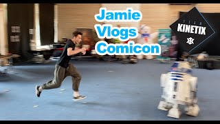 Vlog 34 Performances at Ipswich Comicon  Parkour amp Acrobatics [upl. by Adivad]