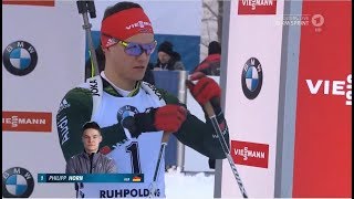 Biathlon  quotRuhpolding 2019quot  Sprint Herren  Sprint Men [upl. by Cooperman]