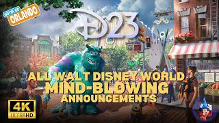 D23 Walt Disney World MindBlowing Announcements 2024 [upl. by Lenaj91]