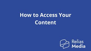 How to Access and Complete Content on Relias Media [upl. by Cullin787]