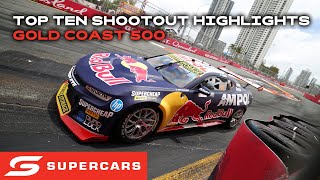 Top Ten Shootout Highlights  Boost Mobile Gold Coast 500  2024 Repco Supercars Championship [upl. by Evander]