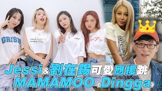 【Jessiamp劉在錫】可愛應援跳MAMAMOO《Dingga》 [upl. by Isak751]