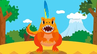 Spinosaurus amp Pteranodon  Dinosaur Song  Songs for Children  Robocar POLI  Nursery Rhymes [upl. by Vona68]