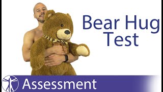 Bear Hug Test  Subscapularis Tear [upl. by Tommi]