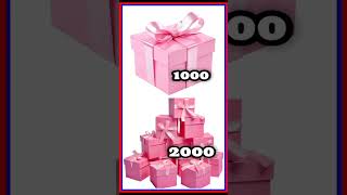 choose your lucky gift 🎁 gift viral  1000 vs 2000 [upl. by Flavius]