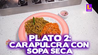 El Gran Chef Famosos PROGRAMA 28 de febrero  Plato dos Carapulcra con sopa seca  LATINA EN VIVO [upl. by Shaffer664]